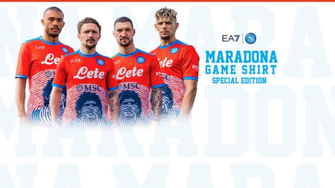 Napoli, nuova maglia 'special edition' dedicata a Maradona